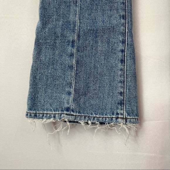 & Other Stories Medium Wash Kick Flare Crop Jeans 26 - Picture 4 of 5